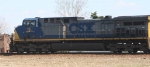 CSX 16 leads a train into Hamlet Yard
